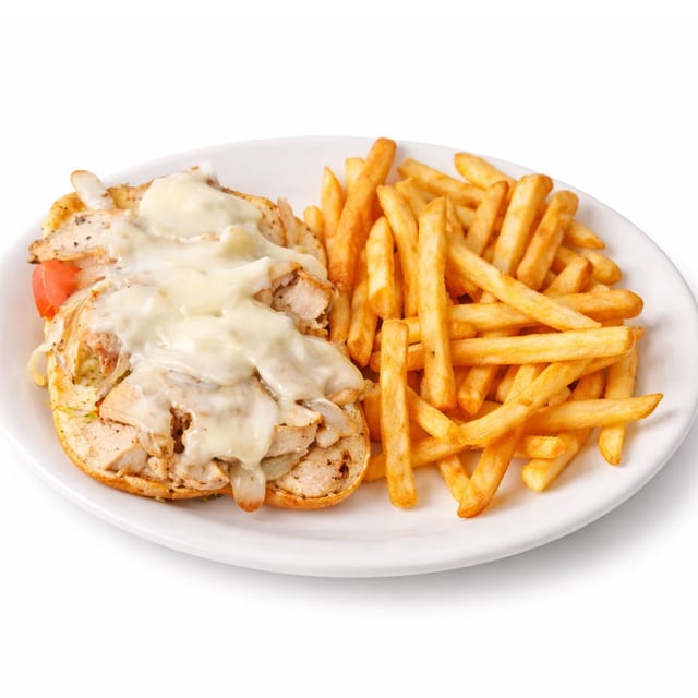 Wolfies Chicken Melt.