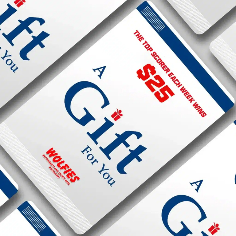 Weekly Gift Cards